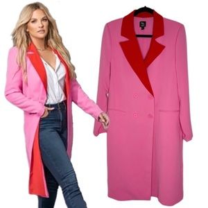 Bar III x Becca Tilley Double Breasted Jacket